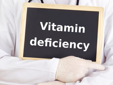 Doktor bilgileri gösterir: vitamin eksikliği