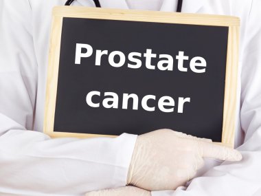 Doktor bilgileri gösterir: prostat kanseri