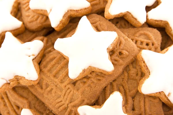 Primer plano de las galletas de Navidad — Foto de Stock