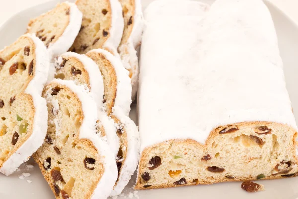 Stollen für Weihnachten — Stockfoto