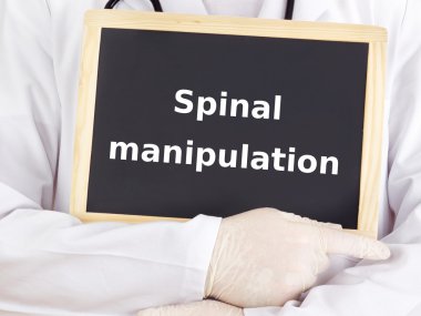 Doktor bilgileri gösterir: spinal manipülasyon