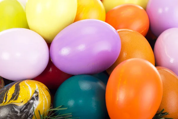 Gros plan sur les œufs de Pâques — Photo