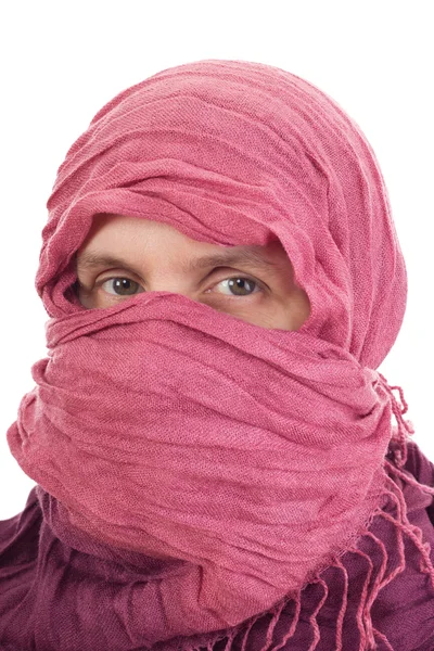 Woman wearing headscarf — Stock Photo, Image