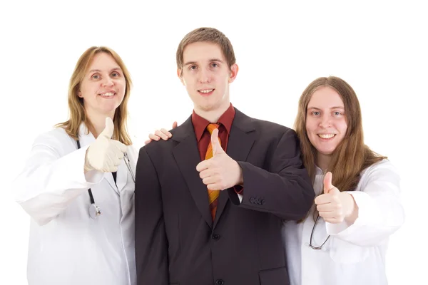 Medical doctors with Patient Royalty Free Stock Photos