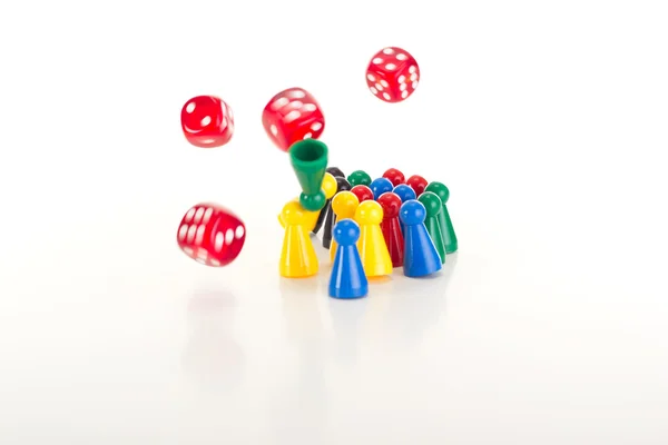 Throwing dice — Stock Photo, Image