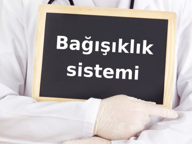 Yazı tahtası: bağışıklık sistemi: Türk Dil