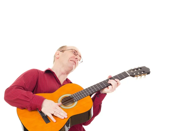 Hombre tocando la guitarra —  Fotos de Stock