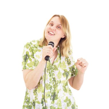 şarkı ve dans güzel kadın