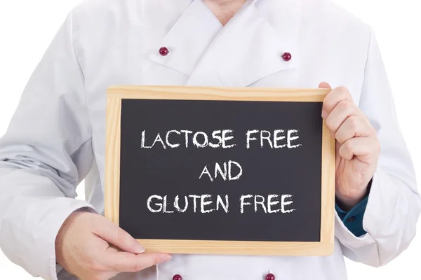 Laktoz ücretsiz ve ücretsiz gluten — Stok fotoğraf