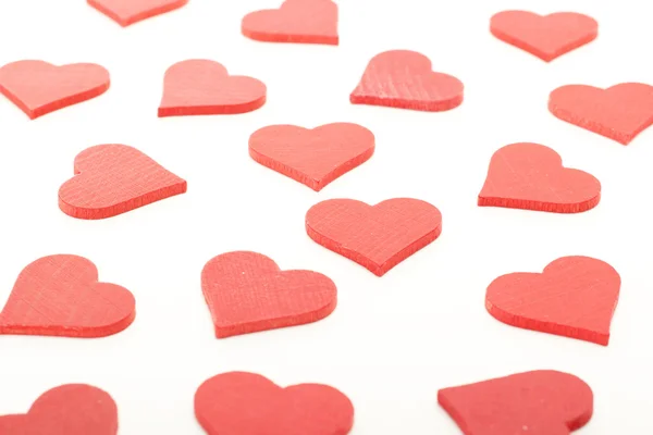 Background with a lot of red hearts — Stock Photo, Image