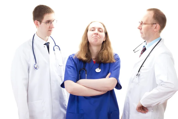 Gender balance in medical professions — Stock Photo, Image