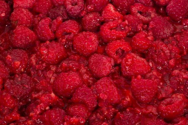 Nahaufnahme von frischen Himbeeren — Stockfoto