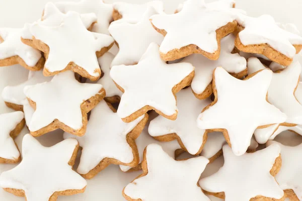 Close-up van de ster vormig kaneel koekje — Stockfoto