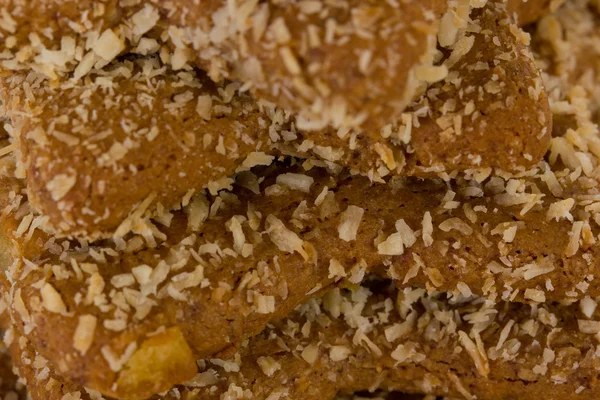 Close-up of fresh baked christmas cookies — Stock Photo, Image