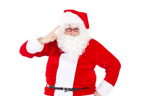 Santa Claus saying to you that you was not nice — Stock Photo, Image