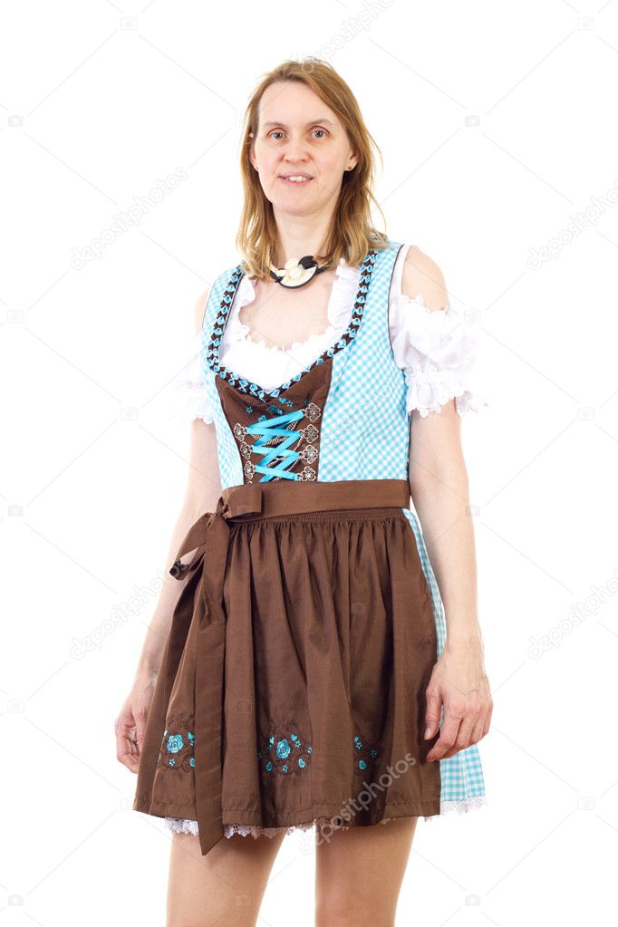Attractive woman ready for Bavarian Oktoberfest