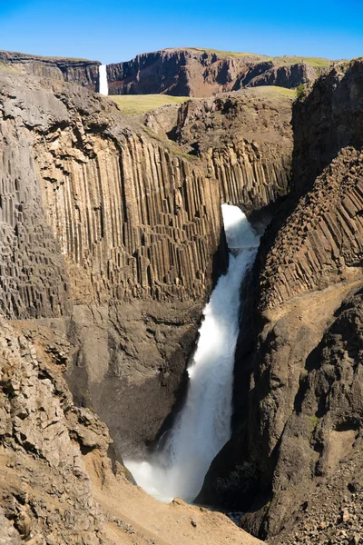 Hengisfoss and Latlanesfoss — Stock Photo, Image