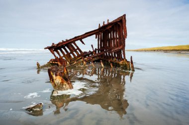 19. yüzyılın gemi enkazı Peter Iredale