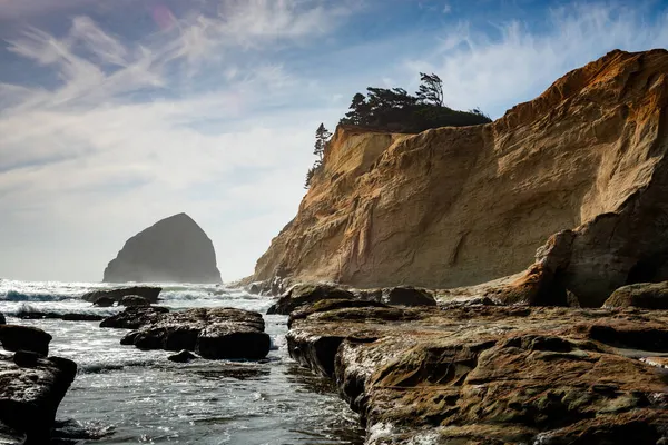 Coste Capo Kiwanda Oregon — Foto Stock