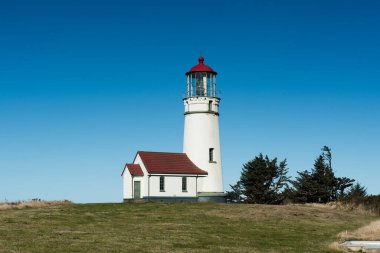 Oregon sahilindeki Cape Blanco deniz feneri