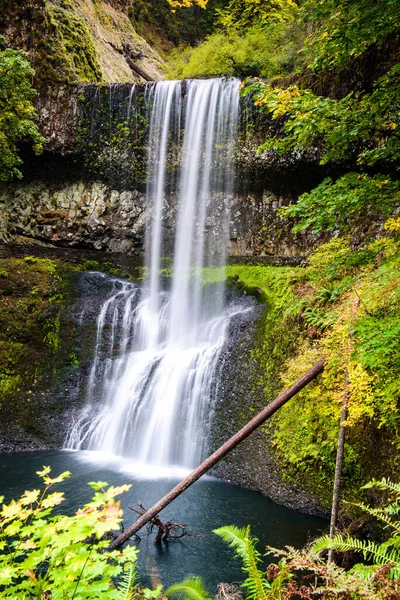 Lång Exponering Nedre Söder Faller Silver Faller State Park — Stockfoto