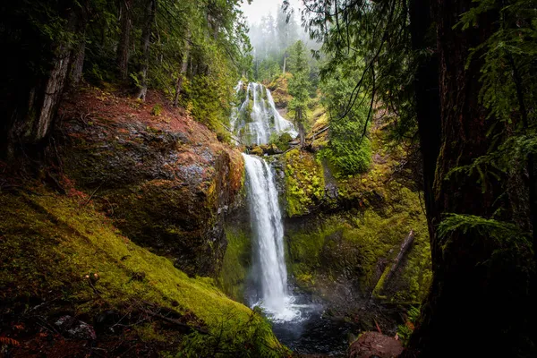 Weitwinkelblick Auf Falls Creek Wasserfälle — Stockfoto