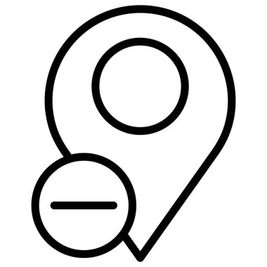 Kolayca değiştirilebilen veya düzenlenebilen izole edilmiş vektör simgesini sil