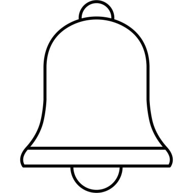 Kolayca değiştirebilen veya düzenleyebilen Çan İzole Vektör simgesi