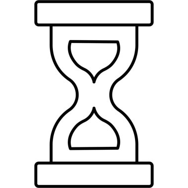 Kum camı izole edilmiş Vektör simgesi kolayca düzenleyebilir ya da değiştirebilir