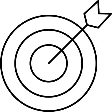 Kolayca düzenleyebilen ve düzenleyebilen izole edilmiş Vektör simgesini hedefle