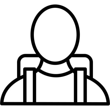 Kolayca düzenleyebilen ve düzenleyebilen Öğrenci İzole Vektör simgesi