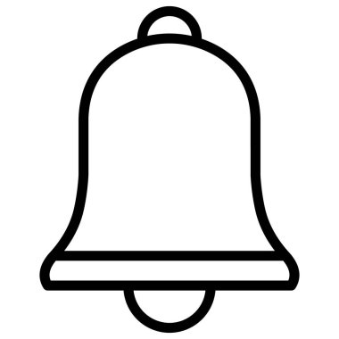 Kolayca değiştirebilen veya düzenleyebilen Çan İzole Vektör simgesi