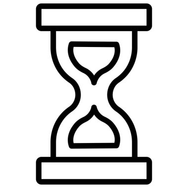 Kum camı izole edilmiş Vektör simgesi kolayca düzenleyebilir ya da değiştirebilir