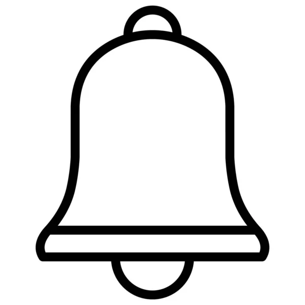 Bell Icono Aislado Del Vector Que Puede Modificar Editar Fácilmente — Vector de stock