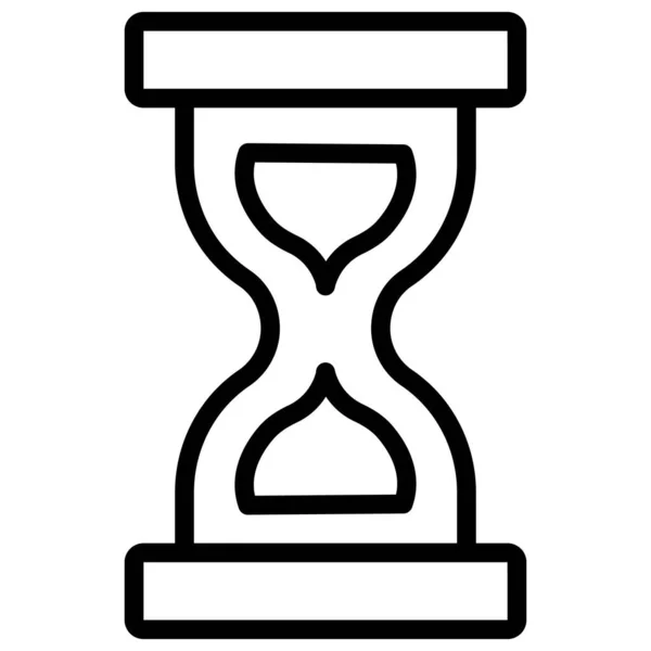 Пісочний Годинник Ізольовано Векторна Піктограма Яка Може Легко Змінювати Або — стоковий вектор