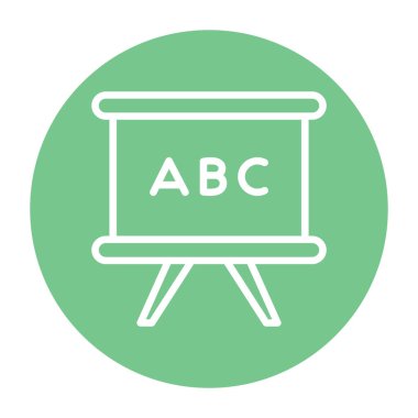 Kolayca değiştirebilen ya da düzenleyebilen izole edilmiş vektör simgesini çalış