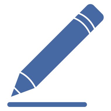 Kolayca düzenleyebilen veya düzenleyebilen kalem izole edilmiş Vektör simgesi