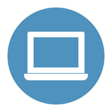 Kolayca değiştirebilen ya da düzenleyebilen dizüstü bilgisayar izole edilmiş Vektör simgesi