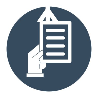 Kolayca düzenleyebilen ve düzenleyebilen Belgelendirilmiş Vektör simgesi