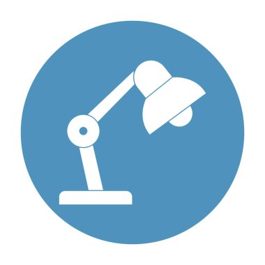 Kolayca değiştirebilen ya da düzenleyebilen lamba izole edilmiş Vektör simgesi