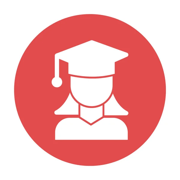 Student Graduation Isolated Vector Icon Which Can Easily Modify Edit — Stock Vector