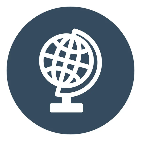 Globe Map Icono Vector Aislado Que Puede Modificar Editar Fácilmente — Vector de stock