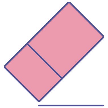 Kolayca değiştirebilen ya da düzenleyebilen Silici İzole Vektör simgesi