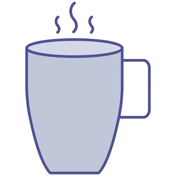 Tea Cup Isolated Icona Vettoriale Che Può Facilmente Modificare Modificare — Vettoriale Stock