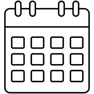 Kolayca, gün, olay, ay, program, takvim, saat, tarih, zamanlama, olay, atama, saat, gün, ay, saat, düzenleme ya da düzenleme yapabilen izole edilmiş vektör simgesi