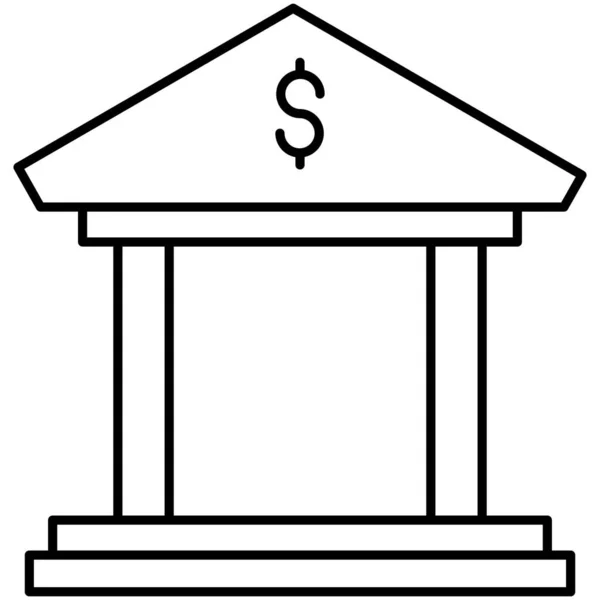 Bank Geïsoleerde Vector Pictogram Dat Gemakkelijk Kan Wijzigen Bewerken — Stockvector