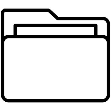 Kolayca düzenleyebilen ya da düzenleyebilen Dizin İzole Vektör simgesi