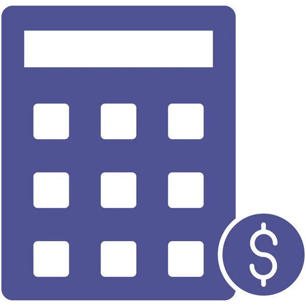 Calculator Isolated Vector Icon Which Can Easily Modify Edit — Stock Vector