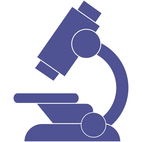 Icono Del Vector Aislado Del Microscopio Que Puede Modificar Editar — Archivo Imágenes Vectoriales