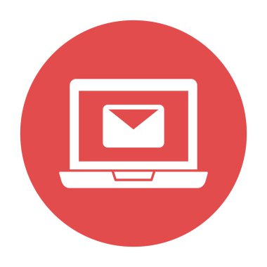 Kolayca değiştirebilen ya da düzenleyebilen dizüstü bilgisayar izole edilmiş Vektör simgesi